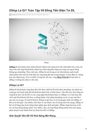 zilliqa l g to n t p v ng ti n i n t zil