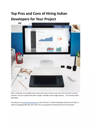 top pros and cons of hiring indian developers