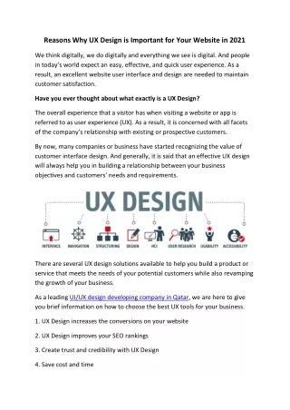 reasons why ux design is important for your