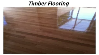 timber flooring