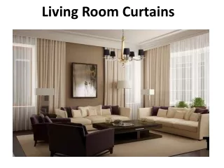 Living Room Curtains in Dubai