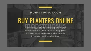 Buy Modern Indoor & Outdoor Ceramic Cylinder Planters