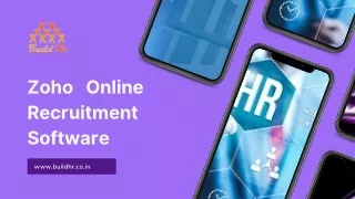 zoho online recruitment software