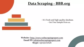 it s fresh and high quality database get free sample from us