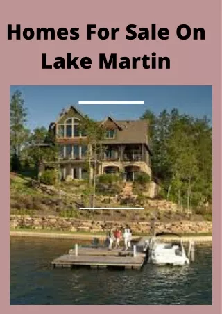 Affordable New Homes For Sale On Lake Martin