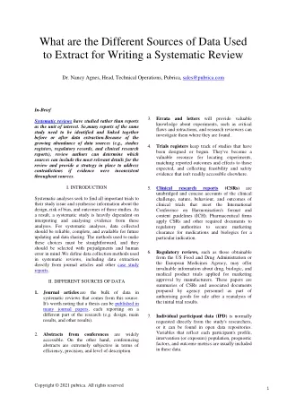 what are the different sources of data used