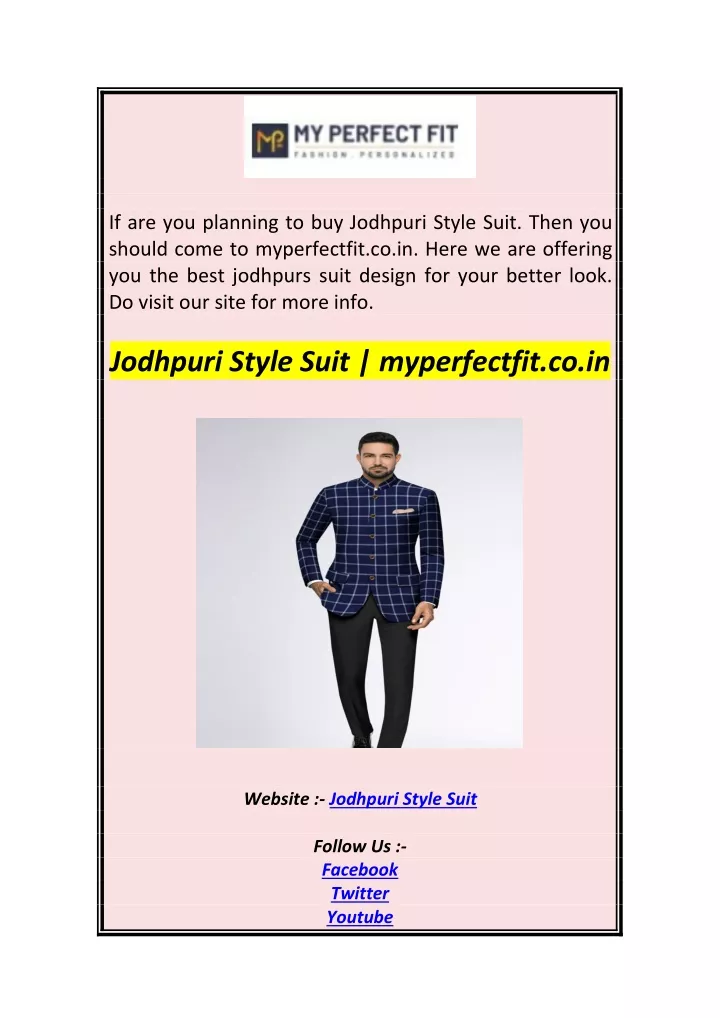 if are you planning to buy jodhpuri style suit