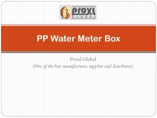 pp water meter box
