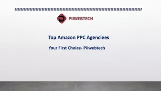 Top Amazon PPC Agencies