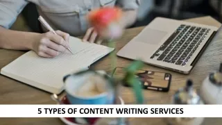 5 Types of Content Writing Services
