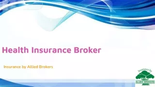 Health Insurance Broker