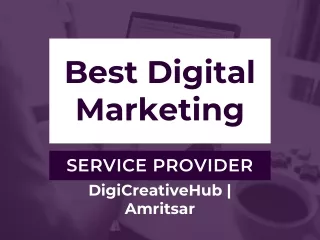 Best Digital Marketing Service Provider in amritsar- DigiCreativeHub
