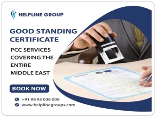 Qatar Good Standing Certificate