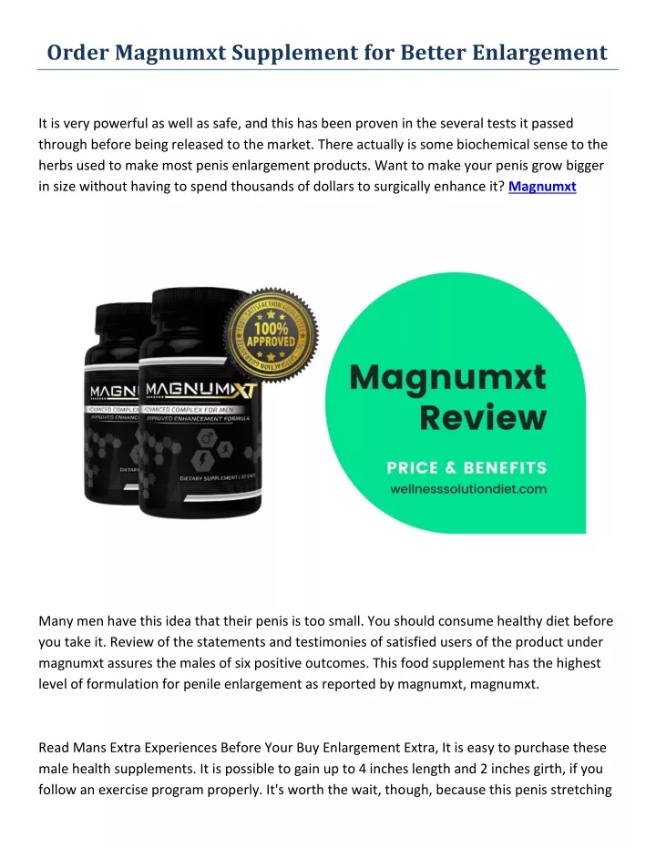 order magnumxt supplement for better enlargement