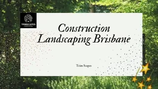 Construction Landscaping Brisbane
