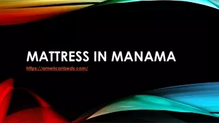 mattress in manama