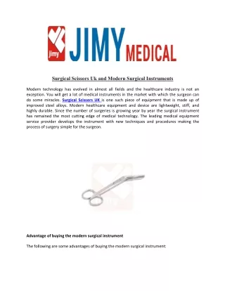 surgical scissors uk and modern surgical
