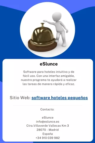 software hoteles pequeños en eslunce.es