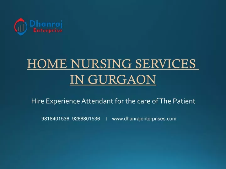 hire experience attendant for the care of the patient