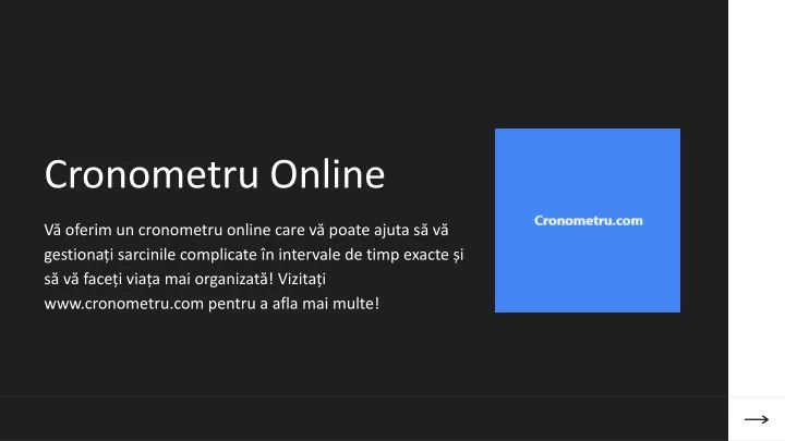 cronometru online