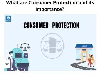 what are consumer protection and its importance