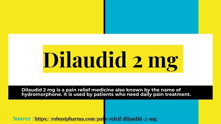 dilaudid 2 mg