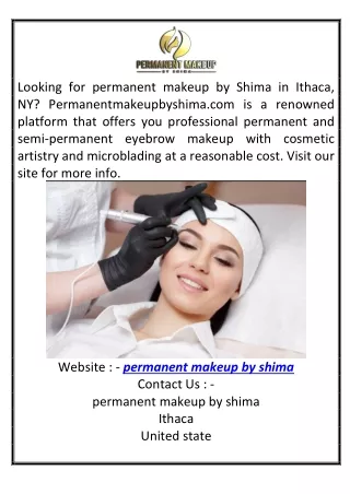 Permanent Makeup by Shima Permanentmakeupbyshima.com