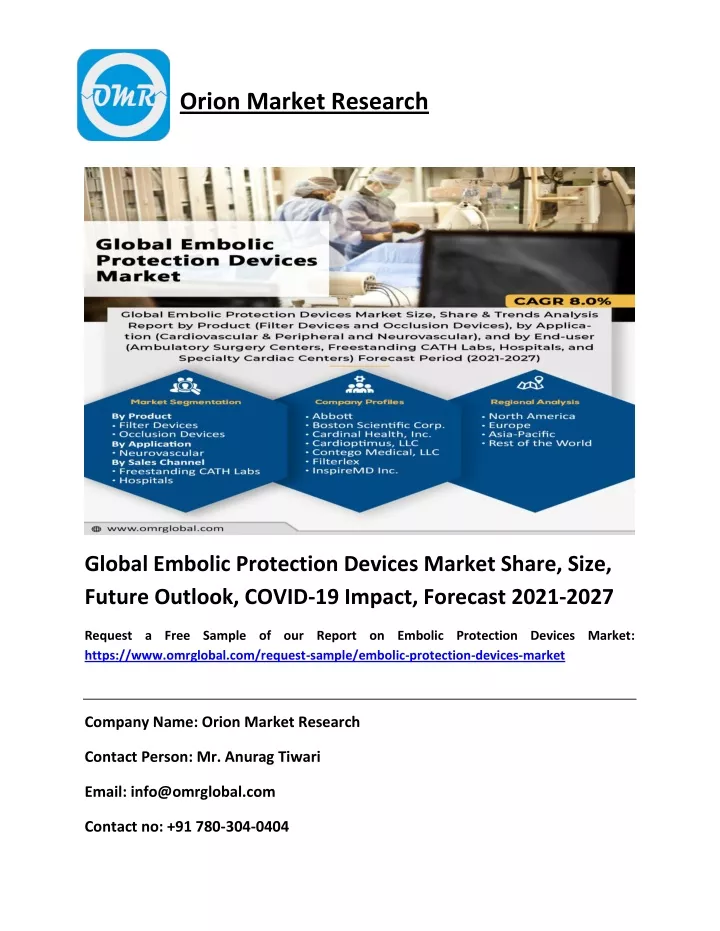 PPT - Global Embolic Protection Devices Market Share, Size, Future ...