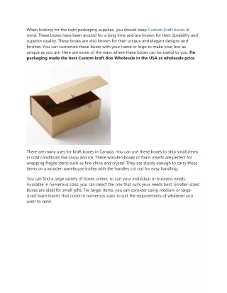 when looking for the right packaging supplies