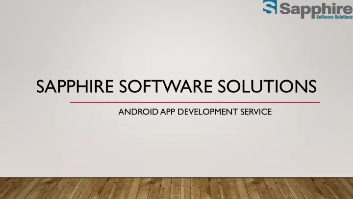 sapphire software solutions