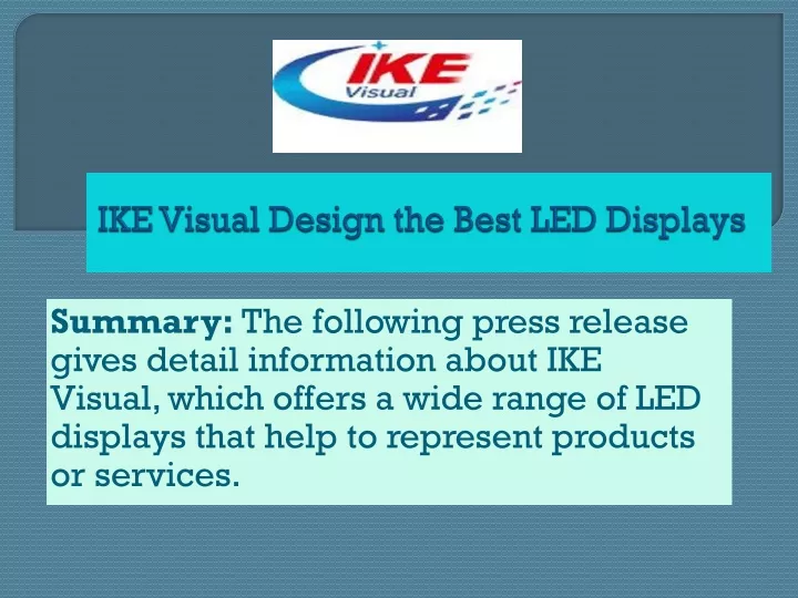 ike visual design the best led displays