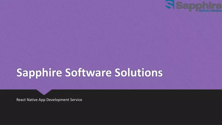 sapphire software solutions