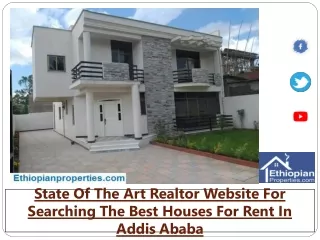 State Of The Art Realtor Website For Searching The Best Houses For Rent In Addis Ababa