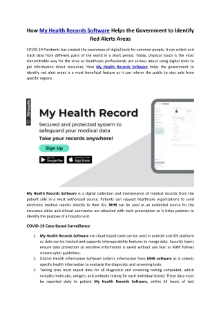 how my health records software helps