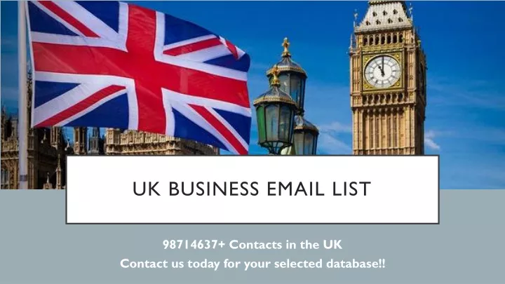 uk business email list