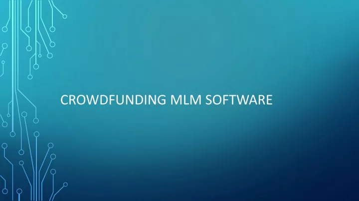 crowdfunding mlm software