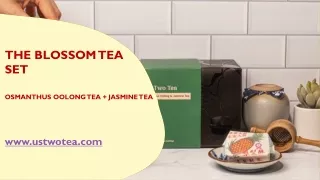 Osmanthus Oolong Tea &amp; Jasmine Tea | Blossom Tea Set &ndash; Us Two Tea