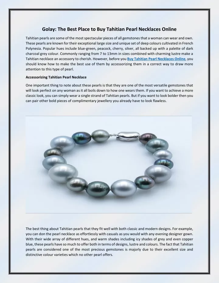 golay the best place to buy tahitian pearl