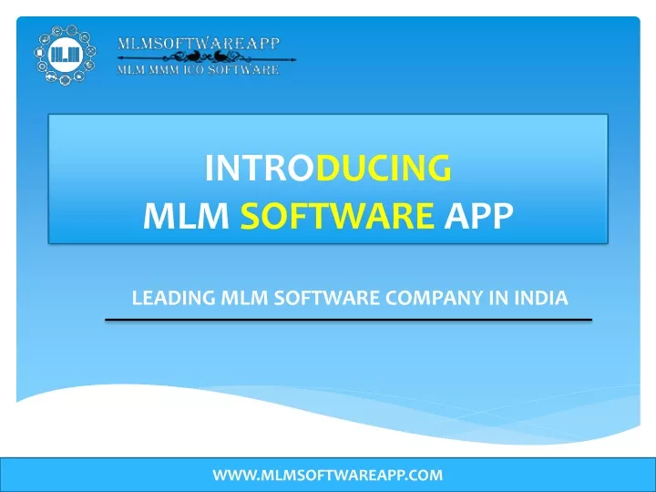 introducing mlm software app