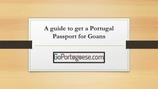 a guide to get a portugal passport for goans