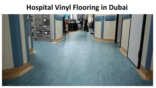 Hospital Vinyl Flooring in Dubai