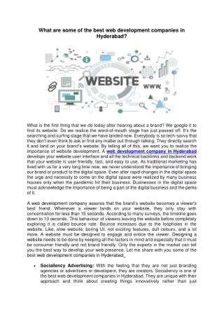 what are some of the best web development