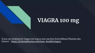 VIAGRA 100 mg