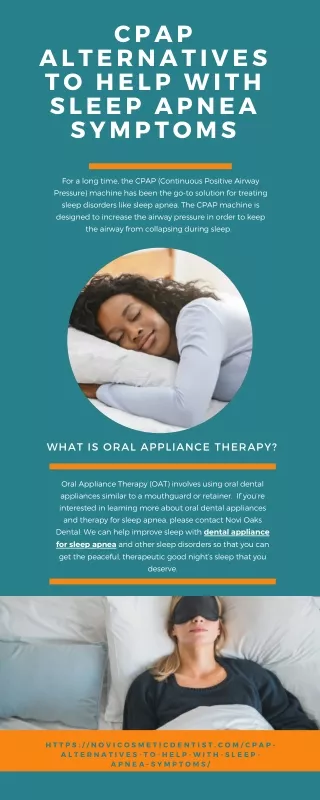 CPAP Alternatives to Help with Sleep Apnea Symptoms