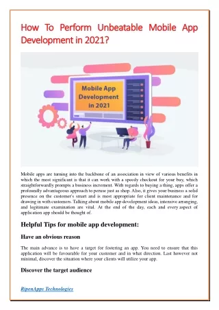 how to perform unbeatable mobile