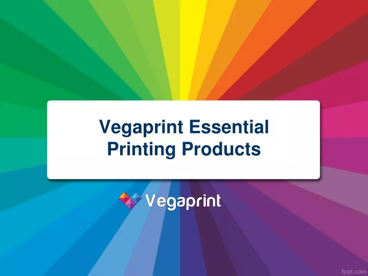 vegaprint essential printing products
