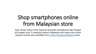 smartphones malaysia online