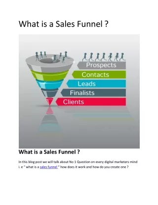 What is a Sales Funnel