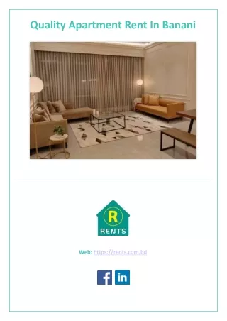 Apartment Rent In Banani