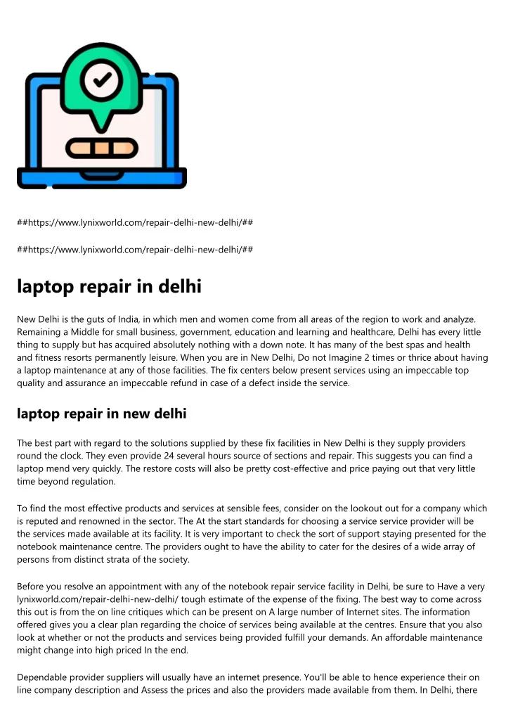 https www lynixworld com repair delhi new delhi